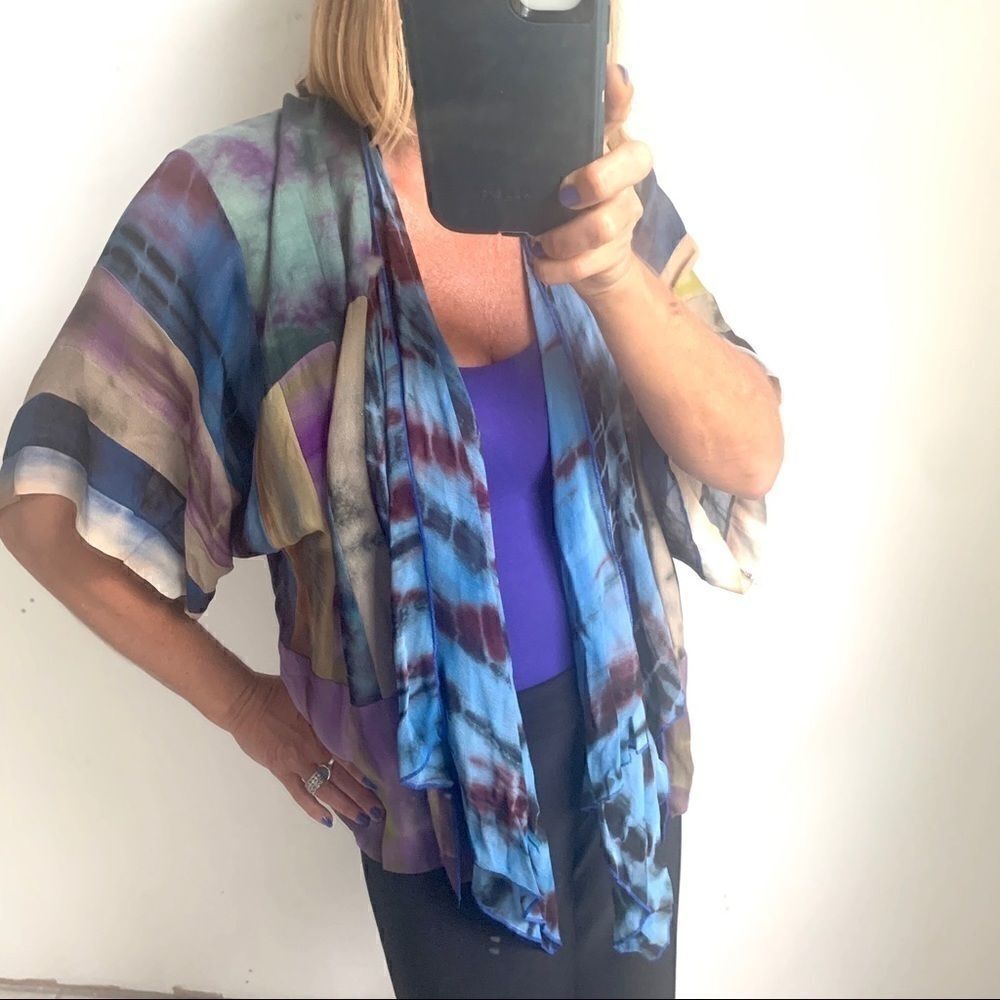 Vintage Tie Dye One Size Wrap